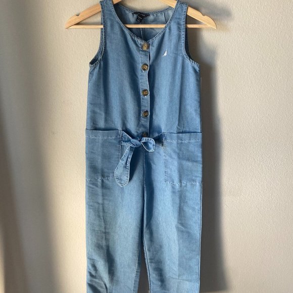 Vintage Nautica Denim Jumpsuit - Picture 1 of 3